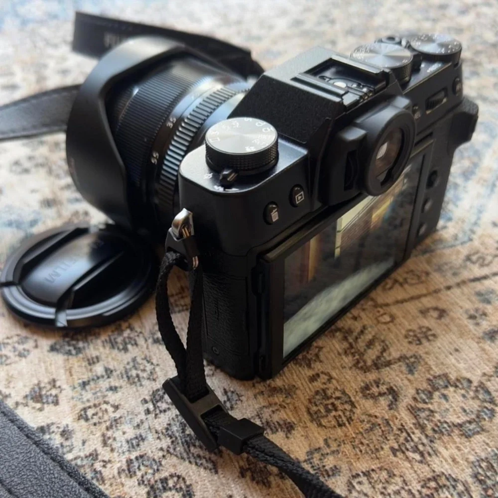 FULL KIT fujifilm camera + lens + sd card